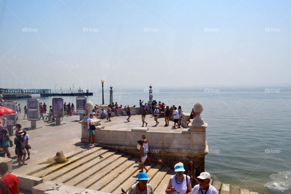 Tagus river in Portugal 