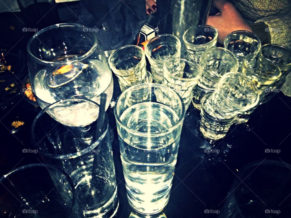 Lots of glasses