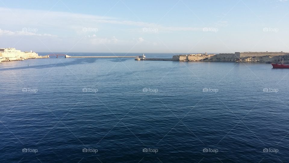 High point view of Grand Harbour Malta