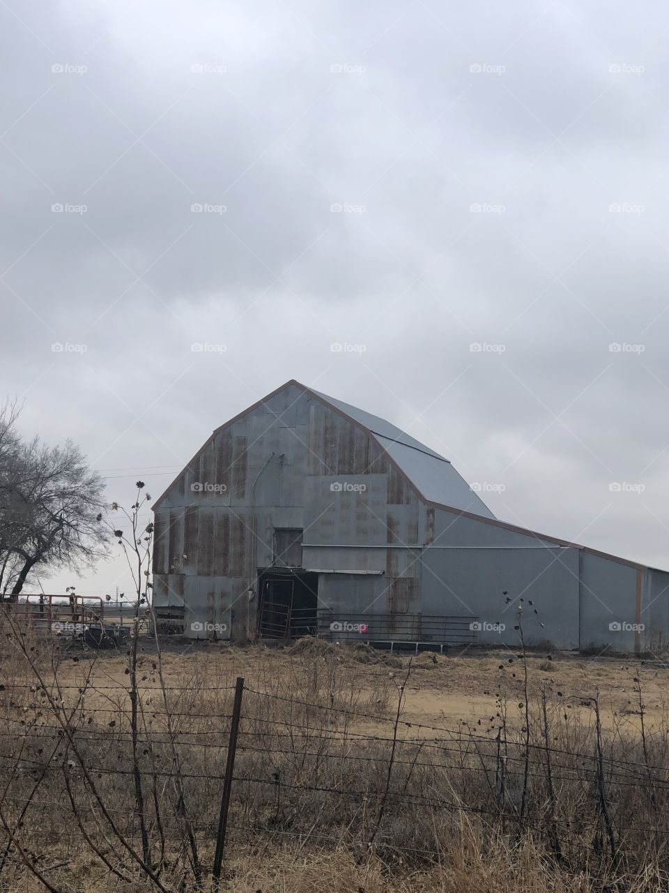 Horse barn