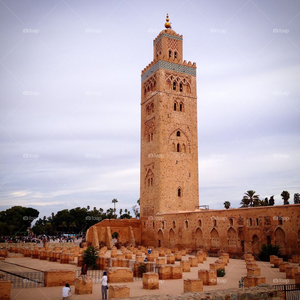 Main mosque in Marrakech 