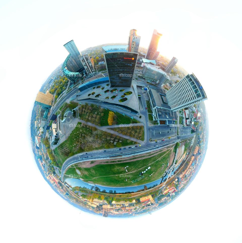 Little planet of Vilnius.