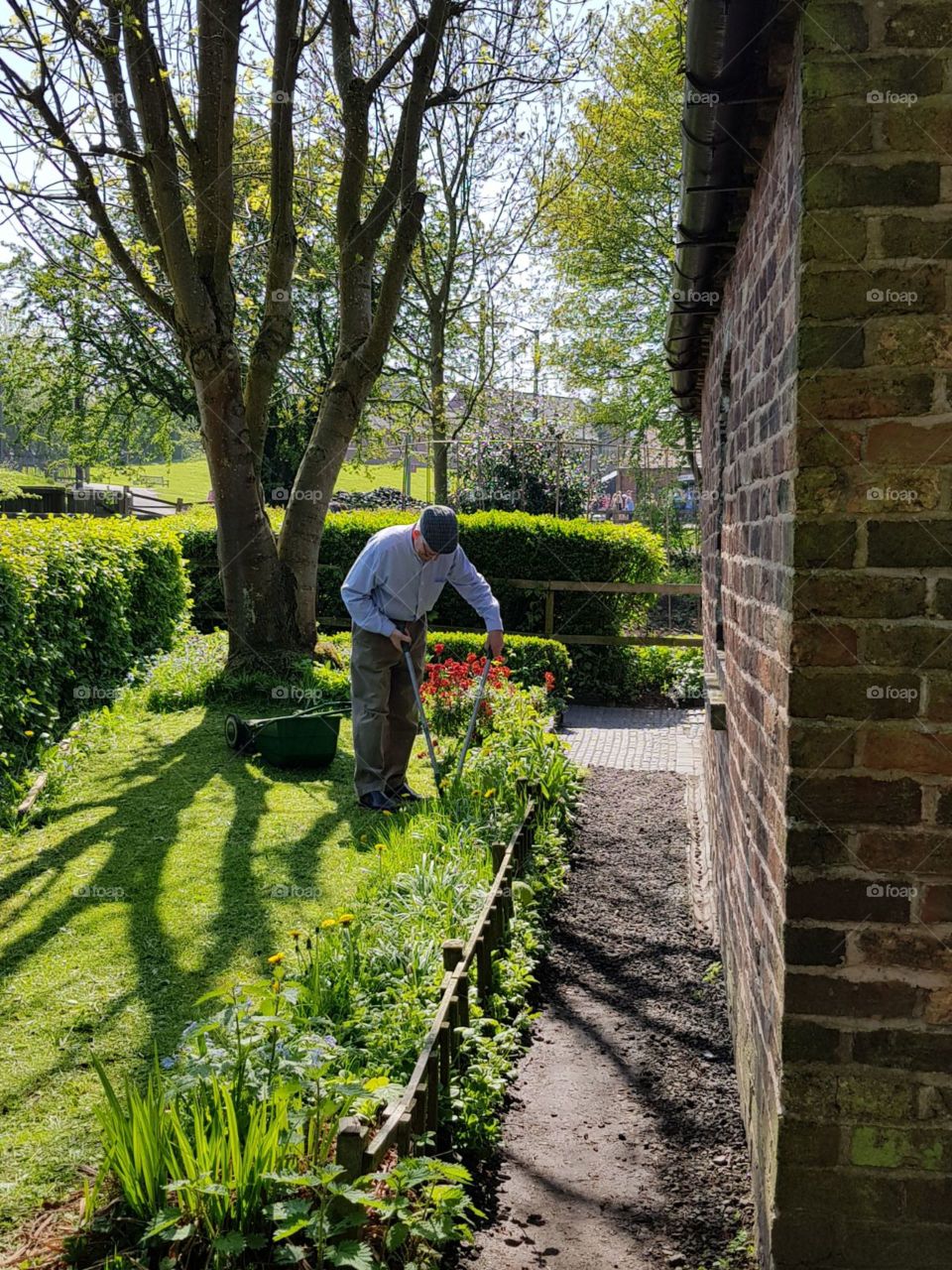 A Gardener hard at work