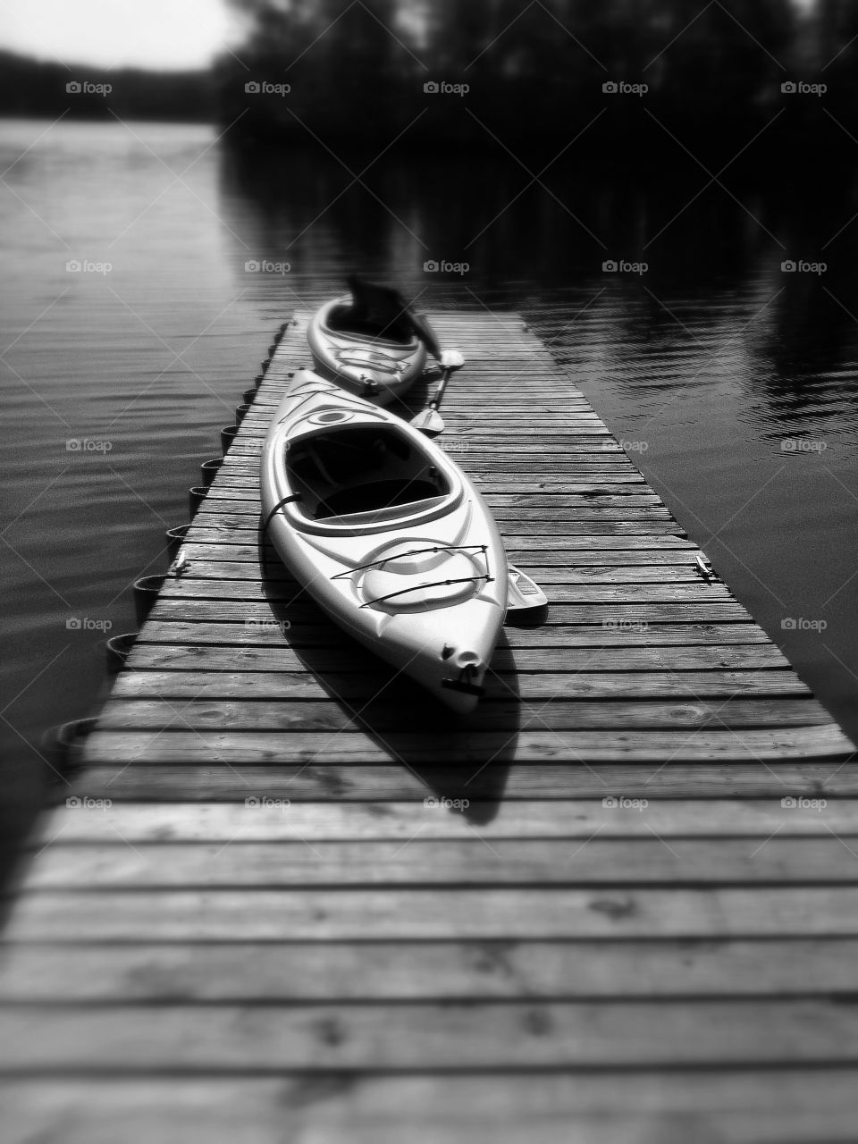 Kayaking on the Lake