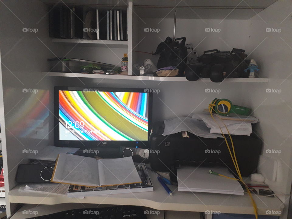 My (messy) work area!