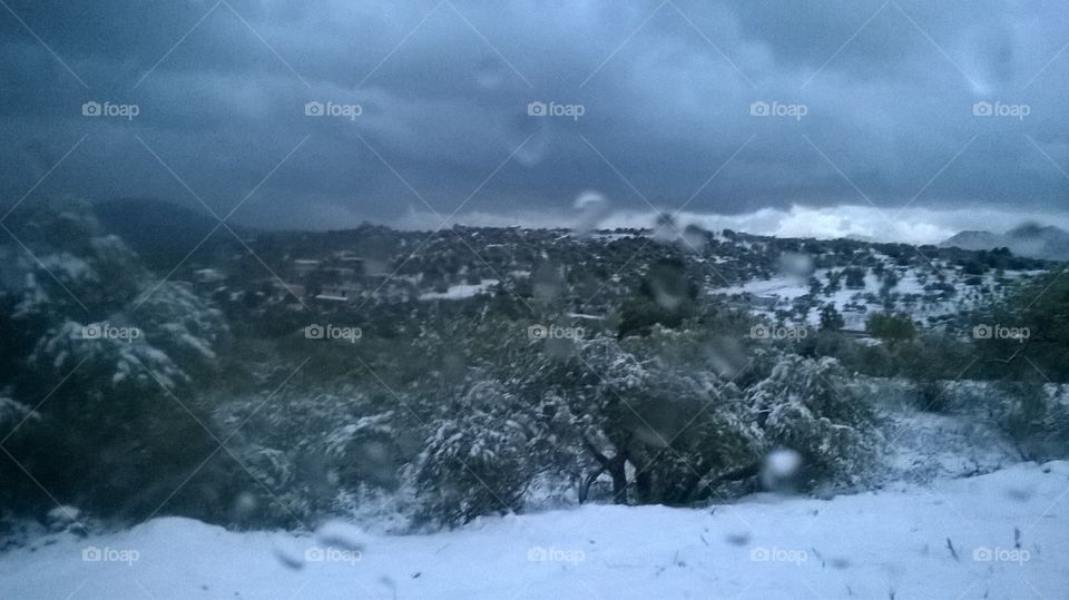 Nevicata in Sicilia