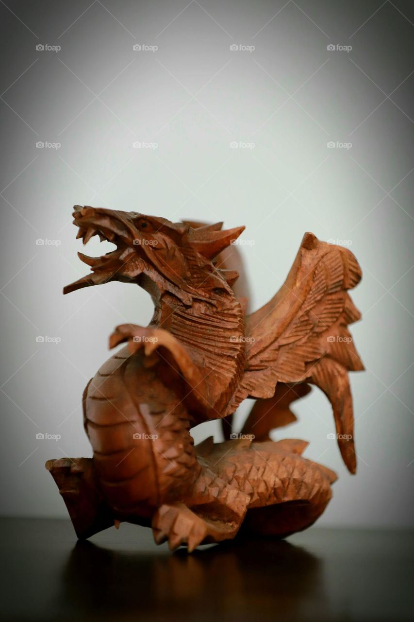 wooden dragon