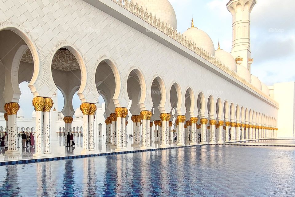 Architectural Marvels, Amazing White Mosque Architecture, Abu Dhabi