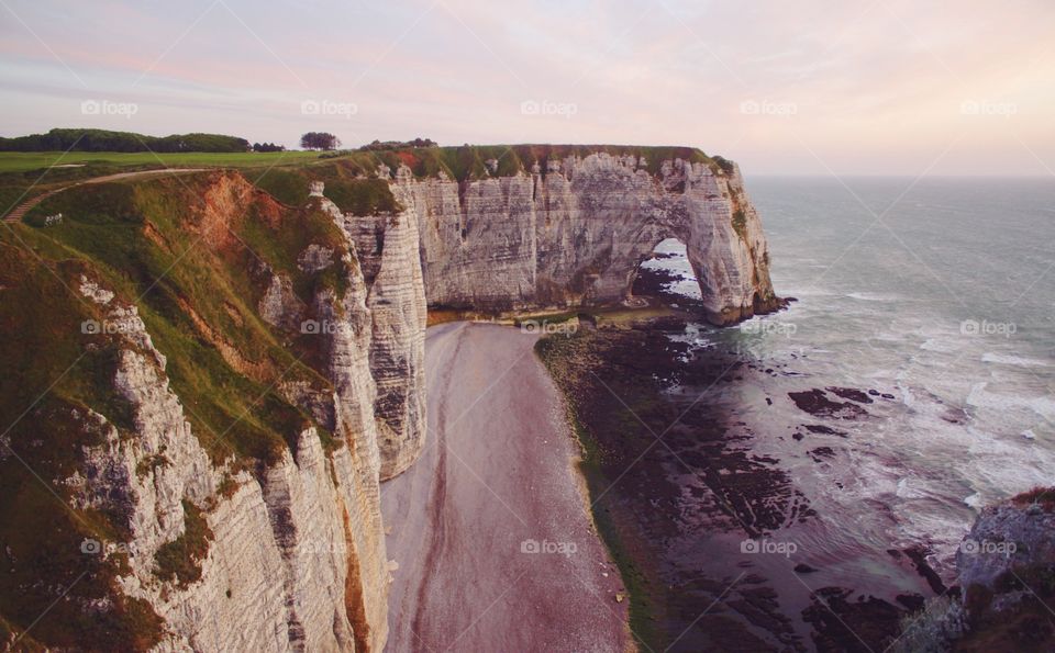 Etretat from above 