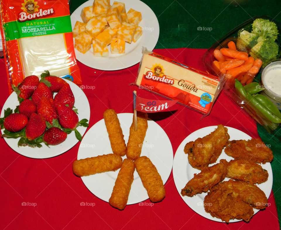 Game day snacks with borden's cheese!