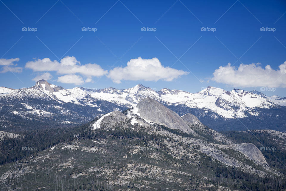 snowy mountains