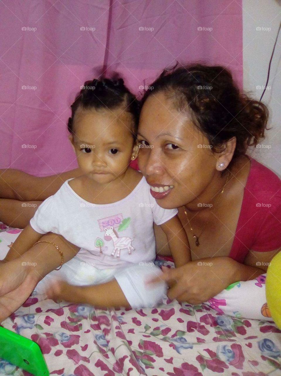 My partner Arlieth with baby Mary, soon to be one years old, a very exciting time for us.