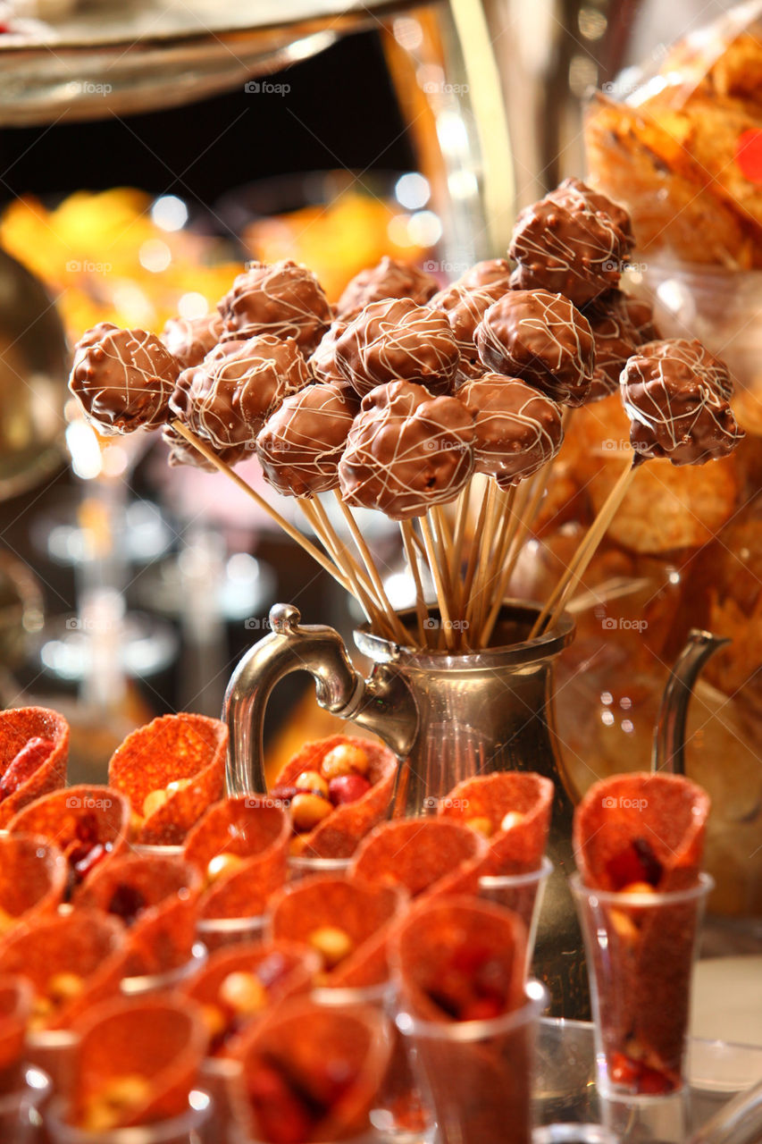 Close-up of chocolates