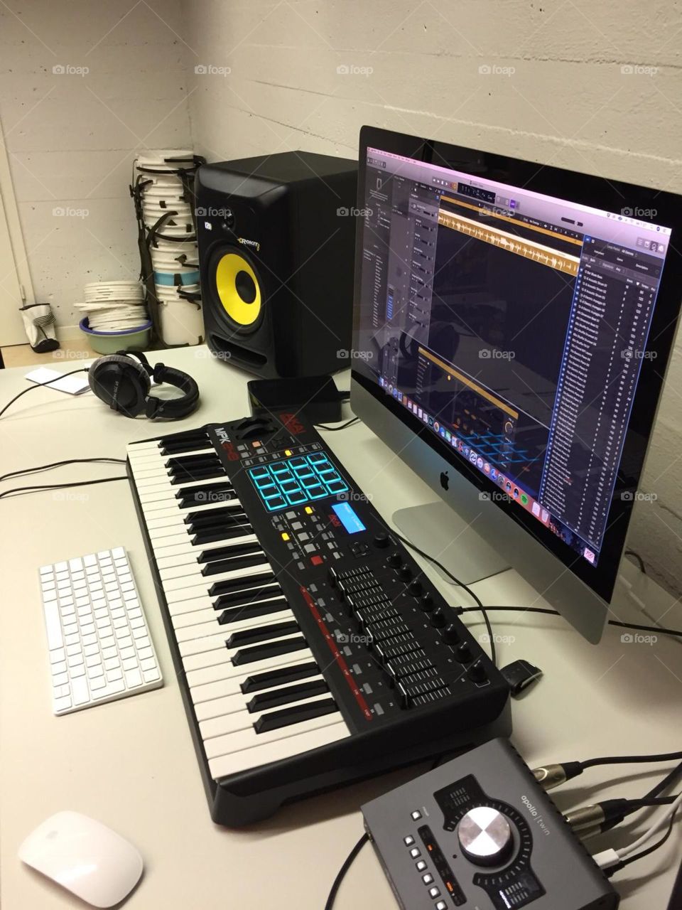 this is how it looks in basic music studio when you do it at home bud have a bit of money with friends to develope it at least