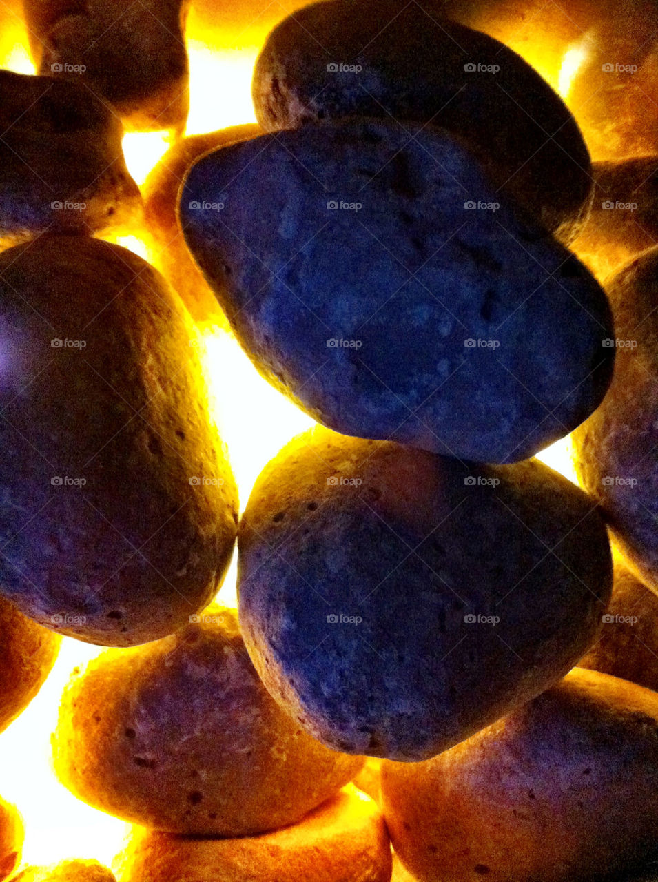 light fire stones rocks by binkyboo