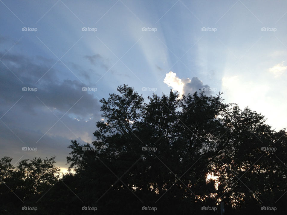 beach sky clouds sun by LAF