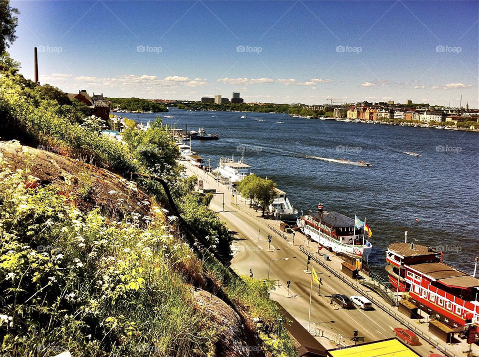 stockholm boats rivers ships by lgt41