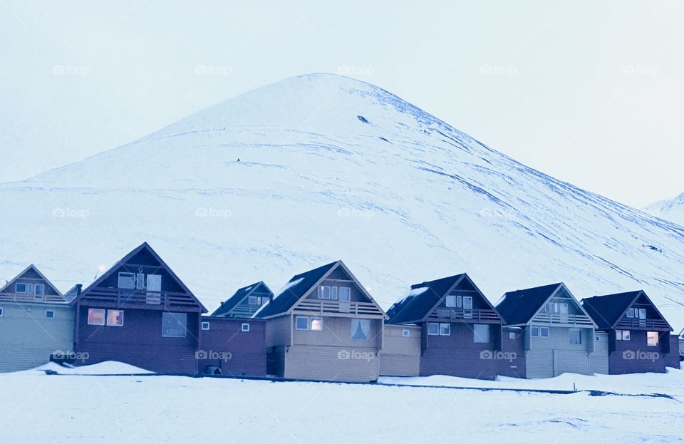 Houses in Svalbard 