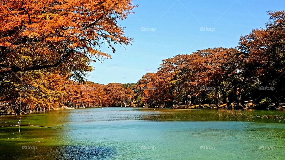 Fall on the Frio River