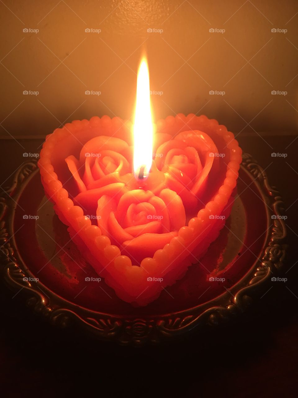 Heart candle 