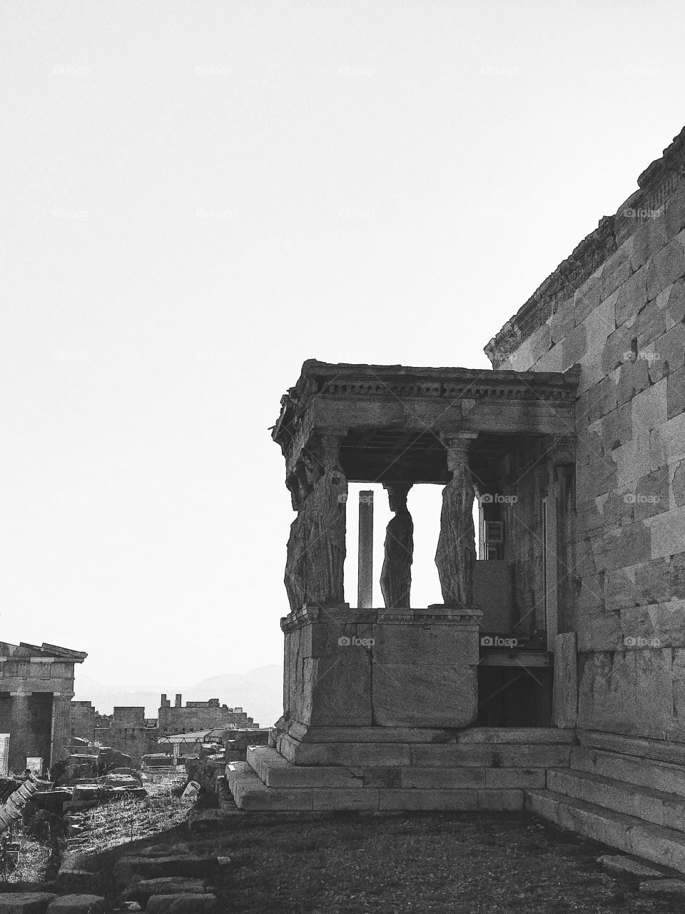 Old ruins beautiful architecture view 