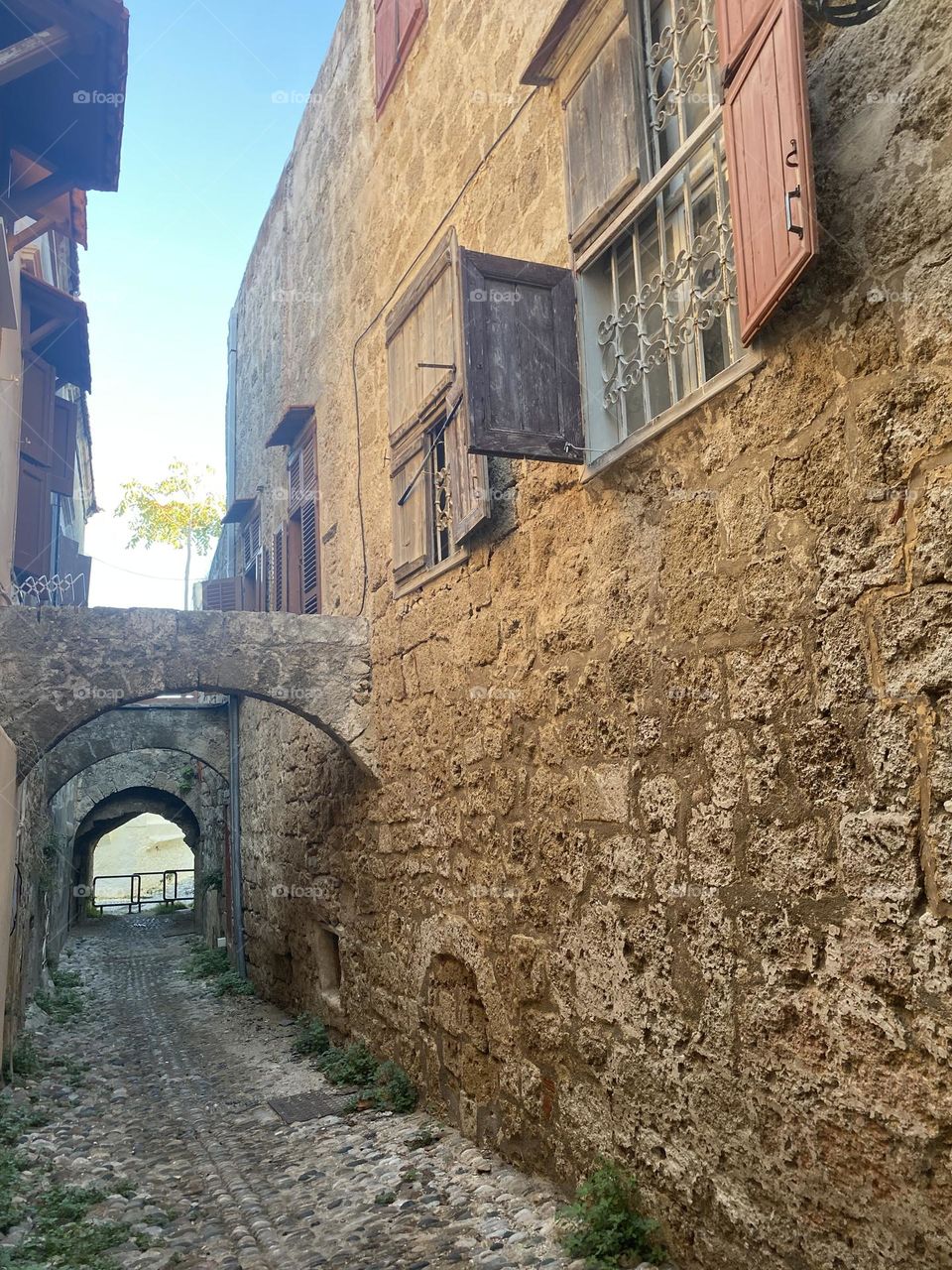 The deserted citadel, Rhodes 