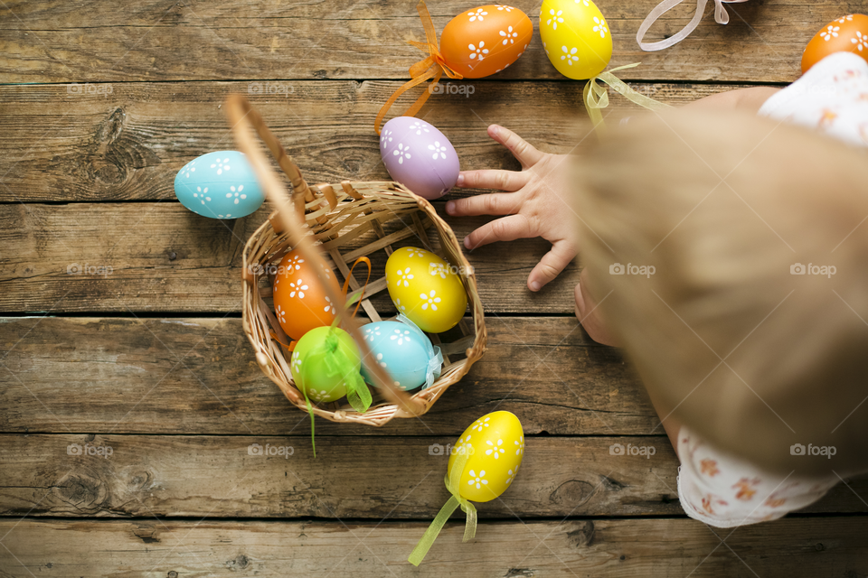 Wooden, Wood, Easter, Rustic, Food