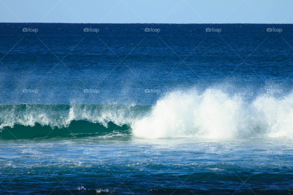 View waves at sea