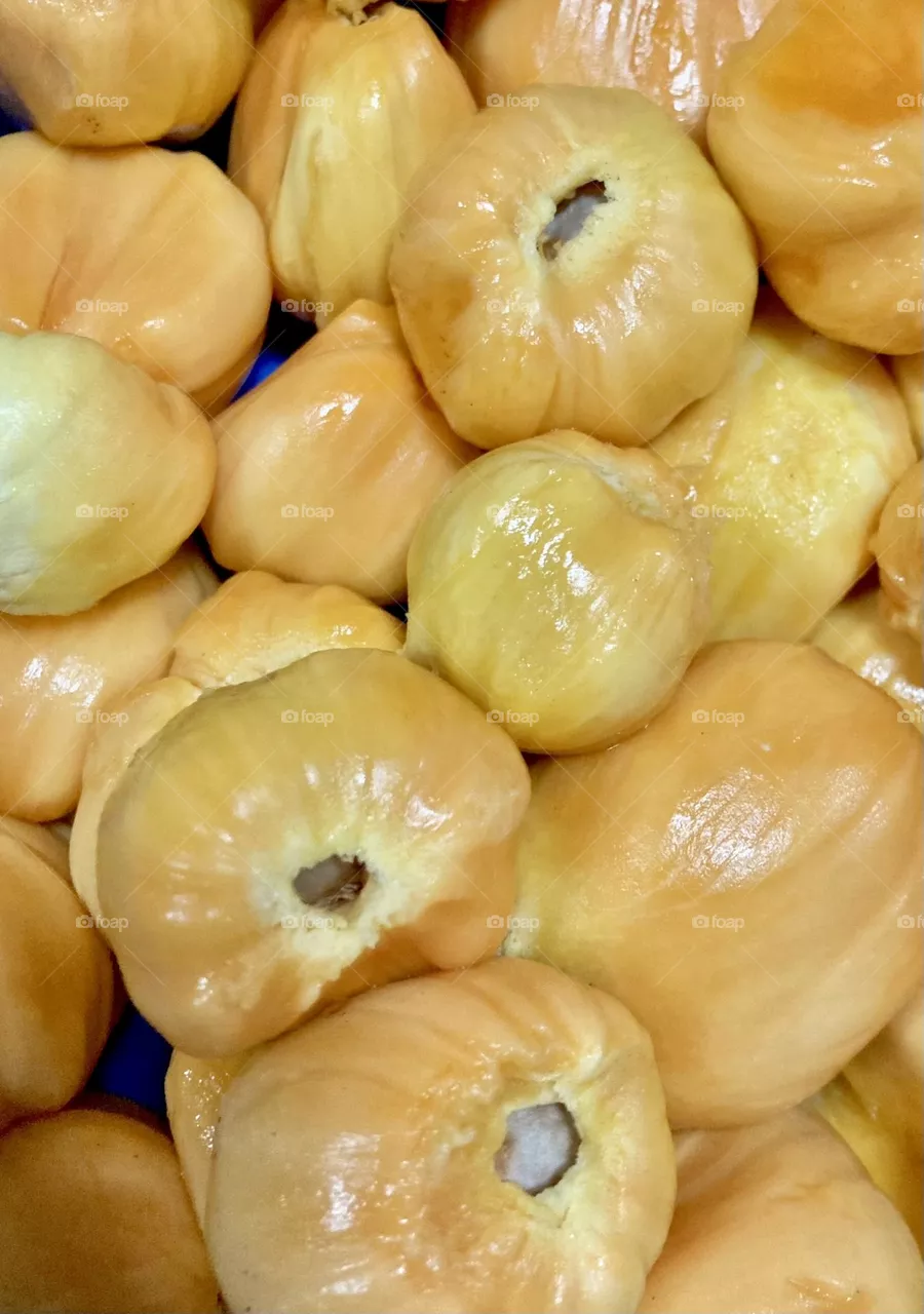 Summer treats: fresh fragrant and sweet jackfruit (cempedak)