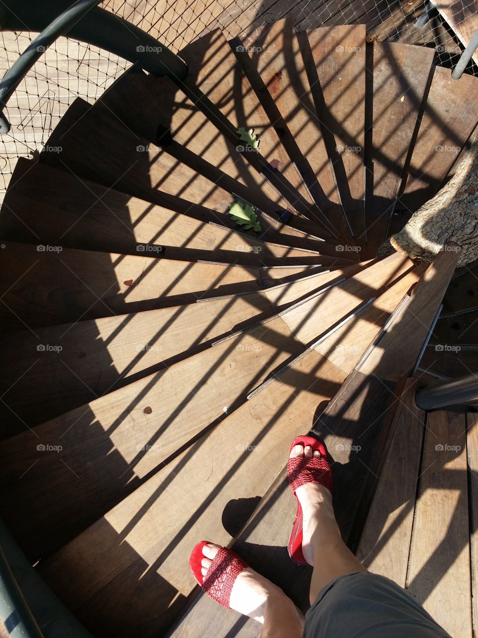 Red Shoes and Stairs