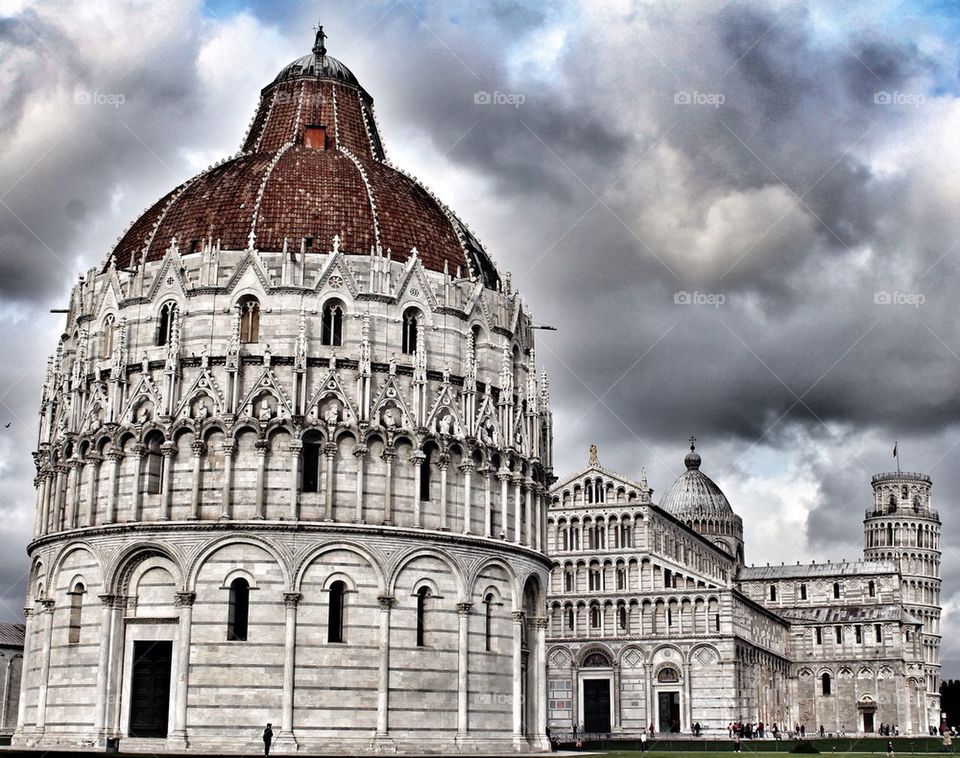 
Leaning Tower of Pisa, Cathedral and Baptistry, Italy