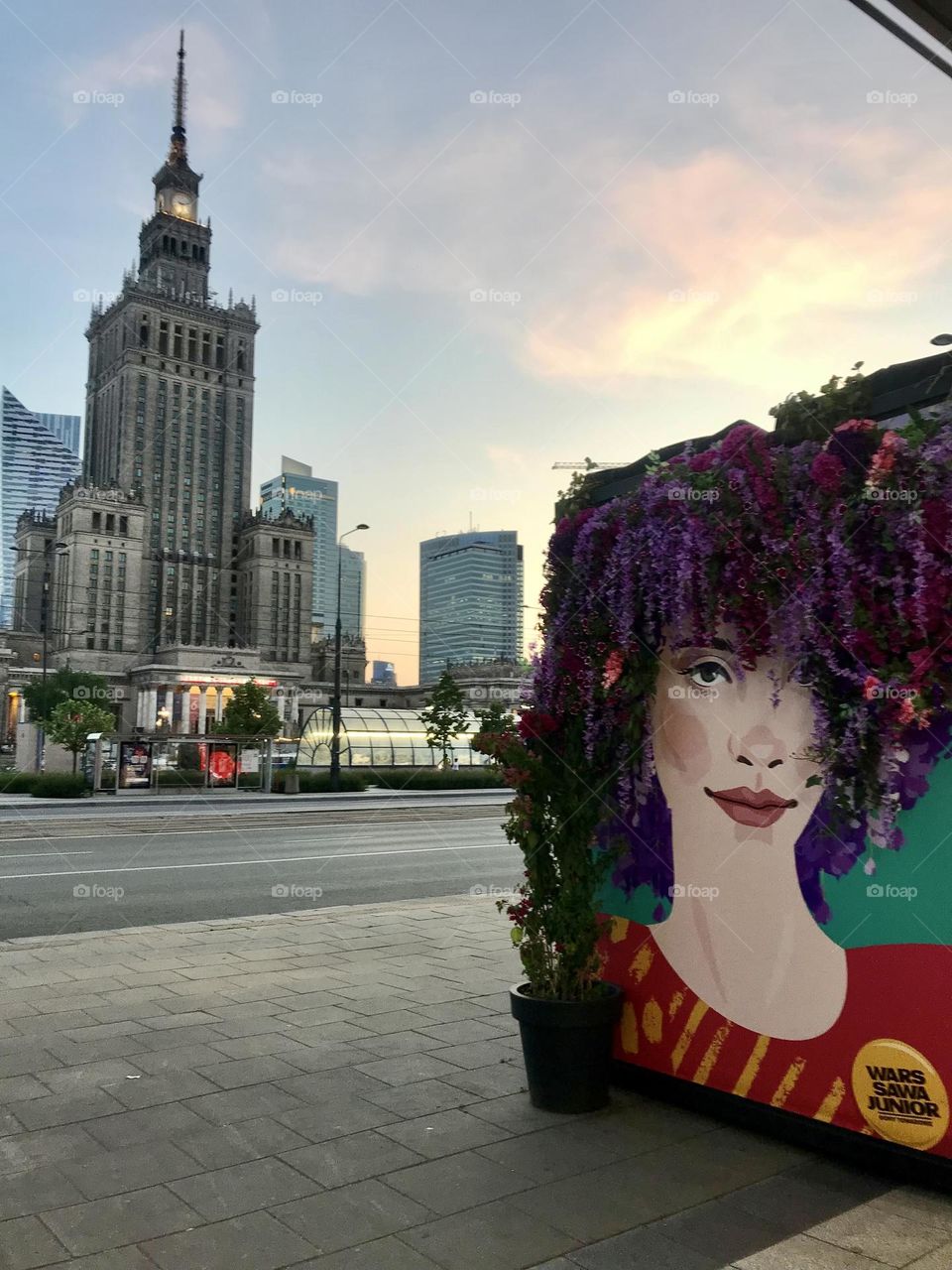 The Palace of Culture and Science is a notable high-rise building in central Warsaw 