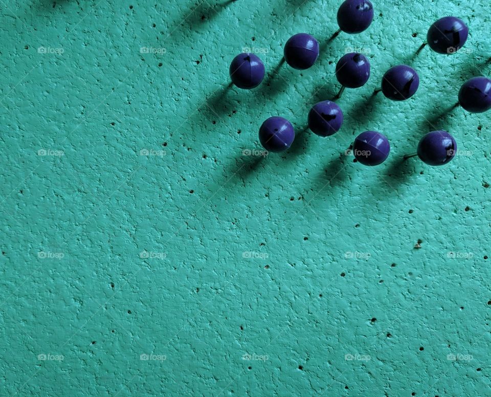 purple pins