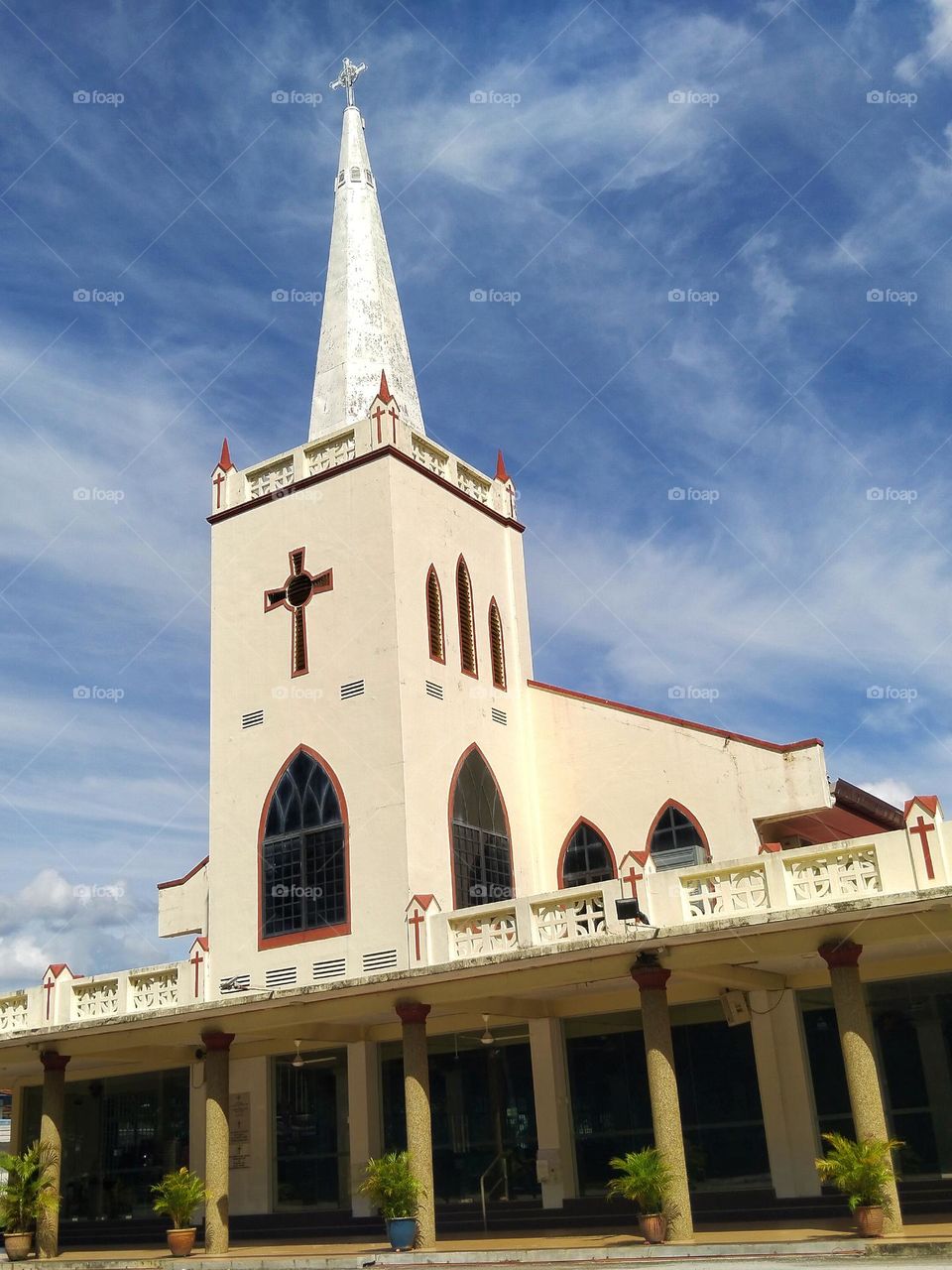 Church of Christ the king in Sungai Petani, Kedah, Malaysia.