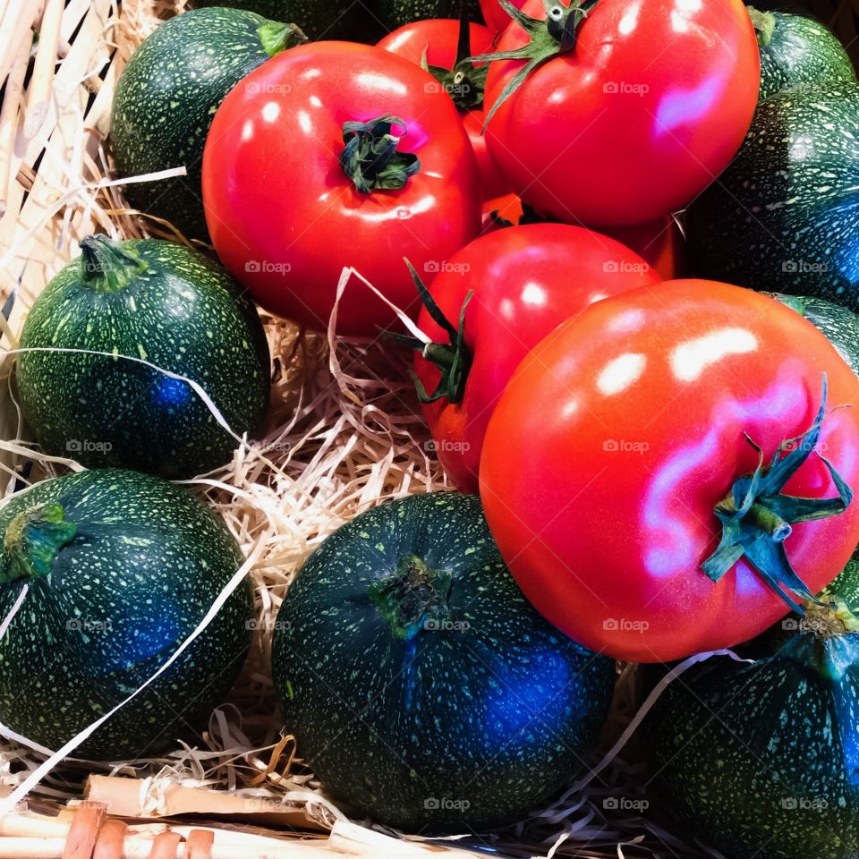 Cabbages Tomatoes Vegetables 