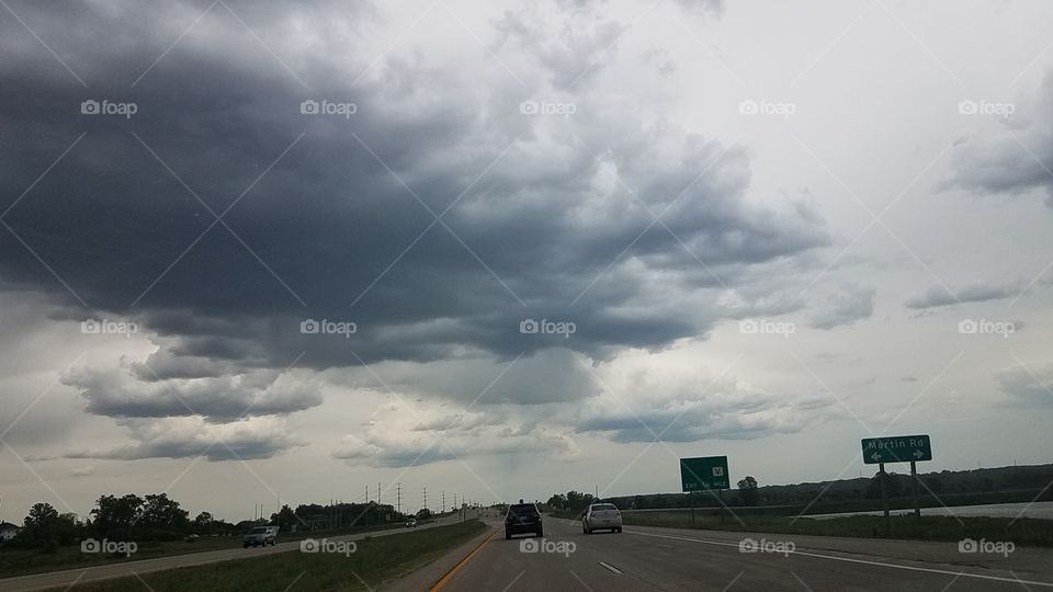 Storm clouds