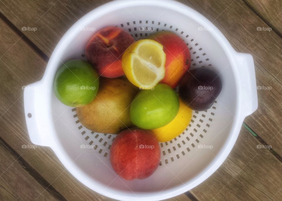 Bowl of Colorful Fruit