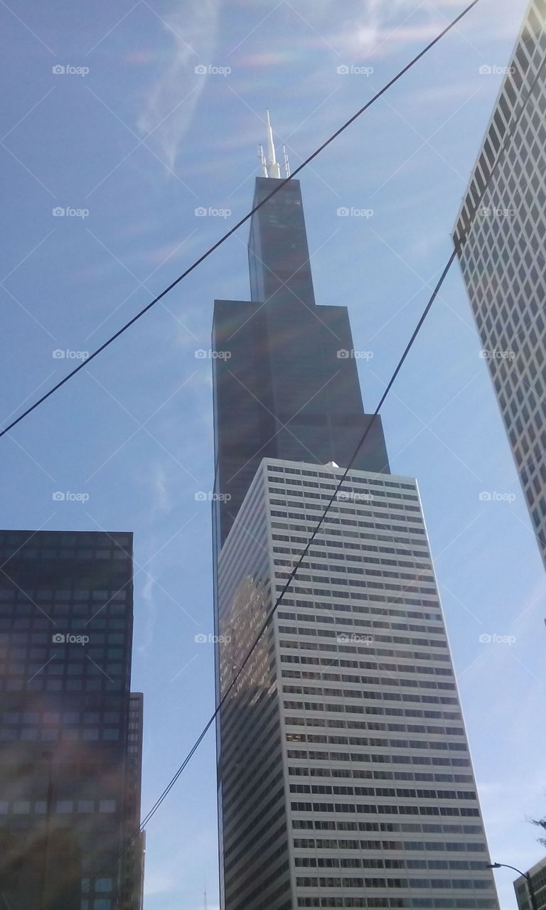 Sears/Willis Tower. the tallest building in Chicago