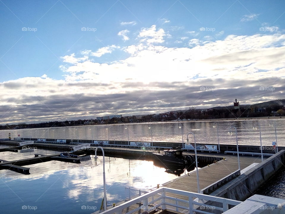 Poland seaside in November 