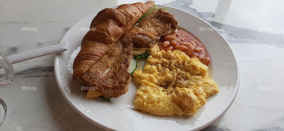 My breakfast😘😘😘yummy