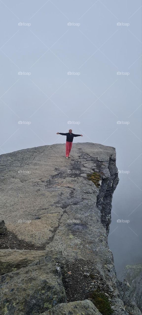 Rock Troll tongue.Norway