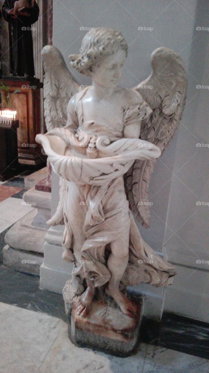 An Angel in marble