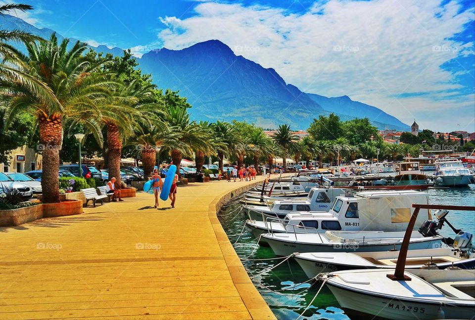 Makarska Harbor.