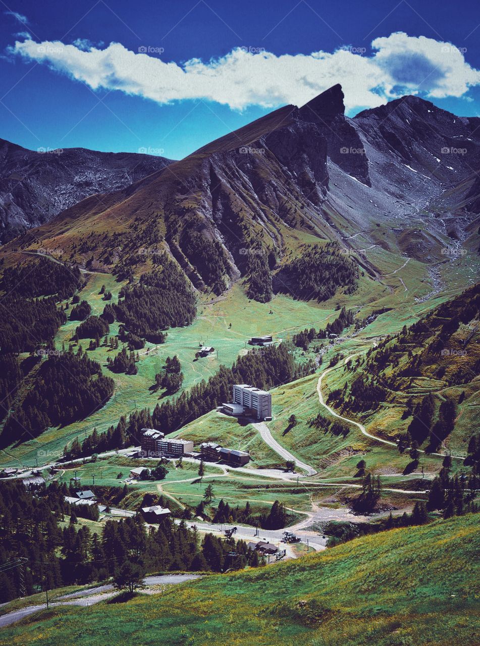 Mountains. France Alps 