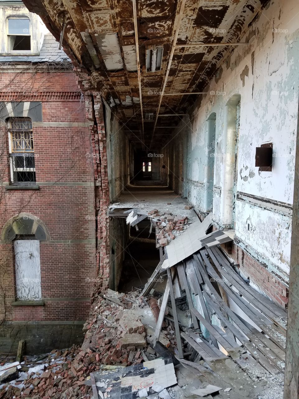 Decayed building