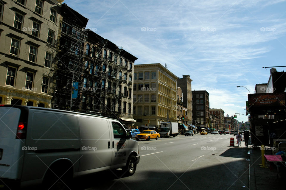 newyork sky street car by shotmaker