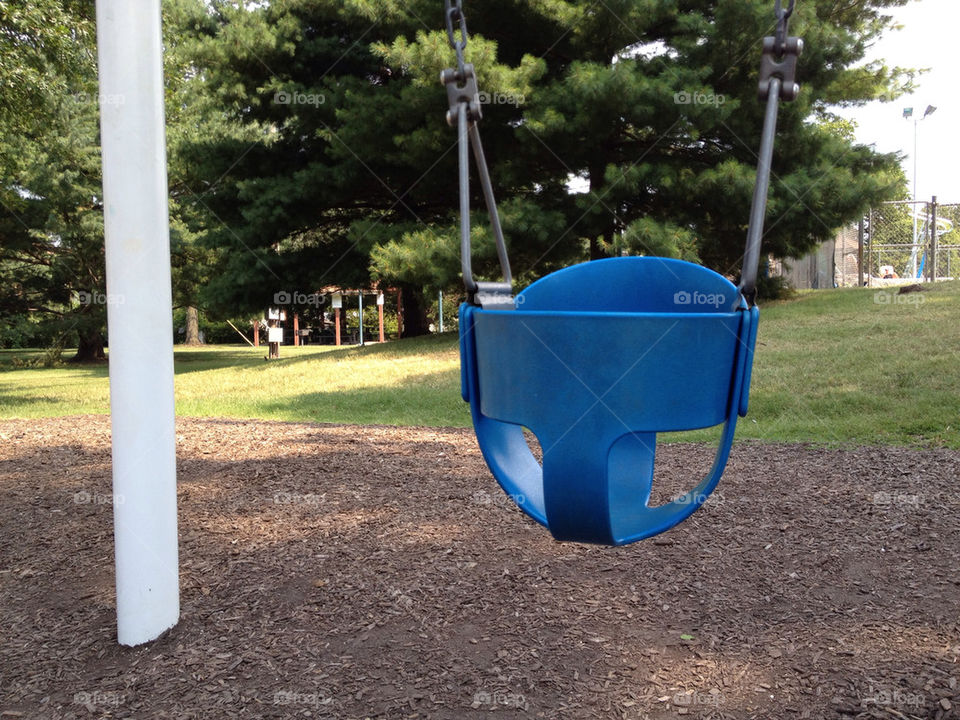 blue baby park swing by scott4885