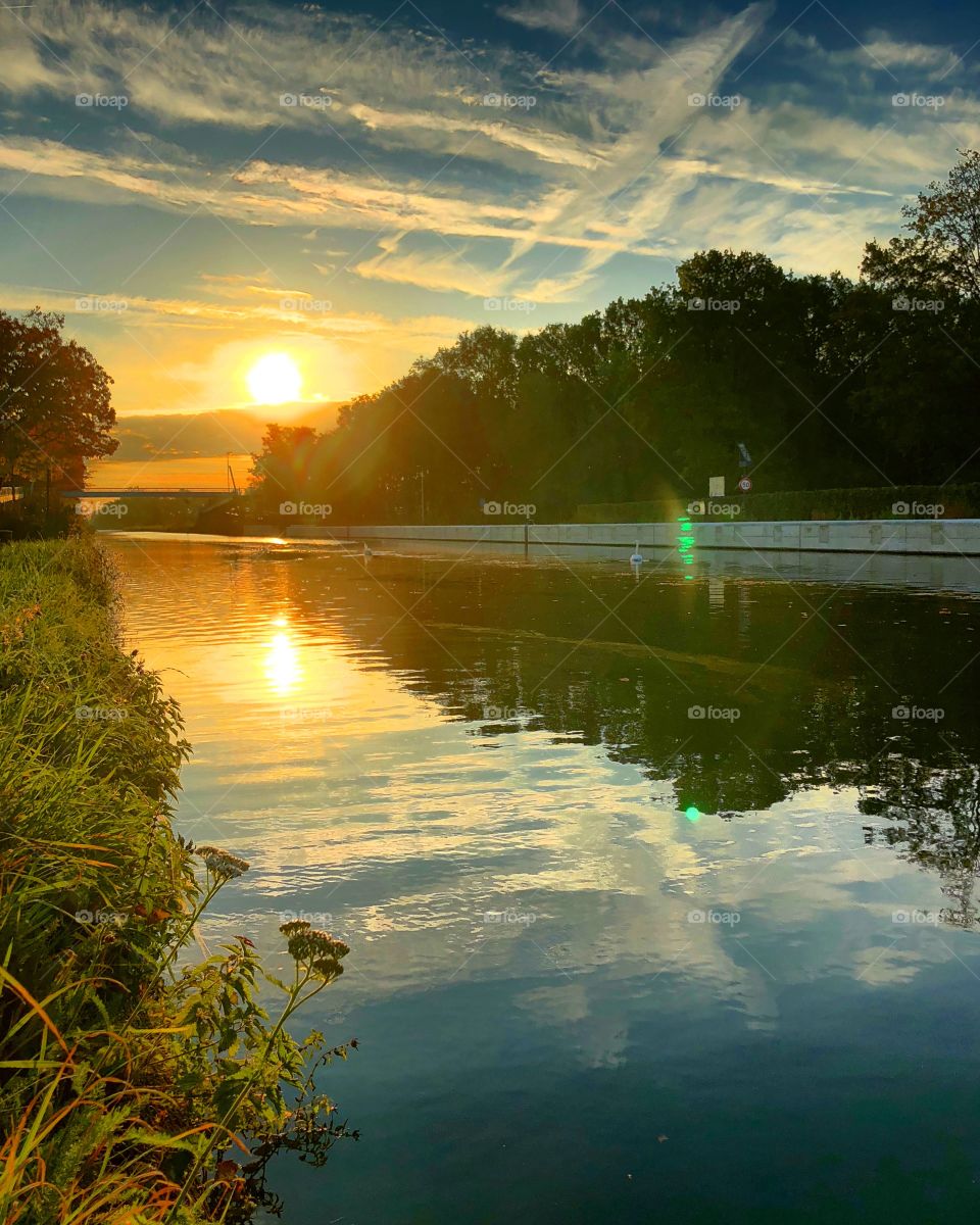 Reflected sunrise 