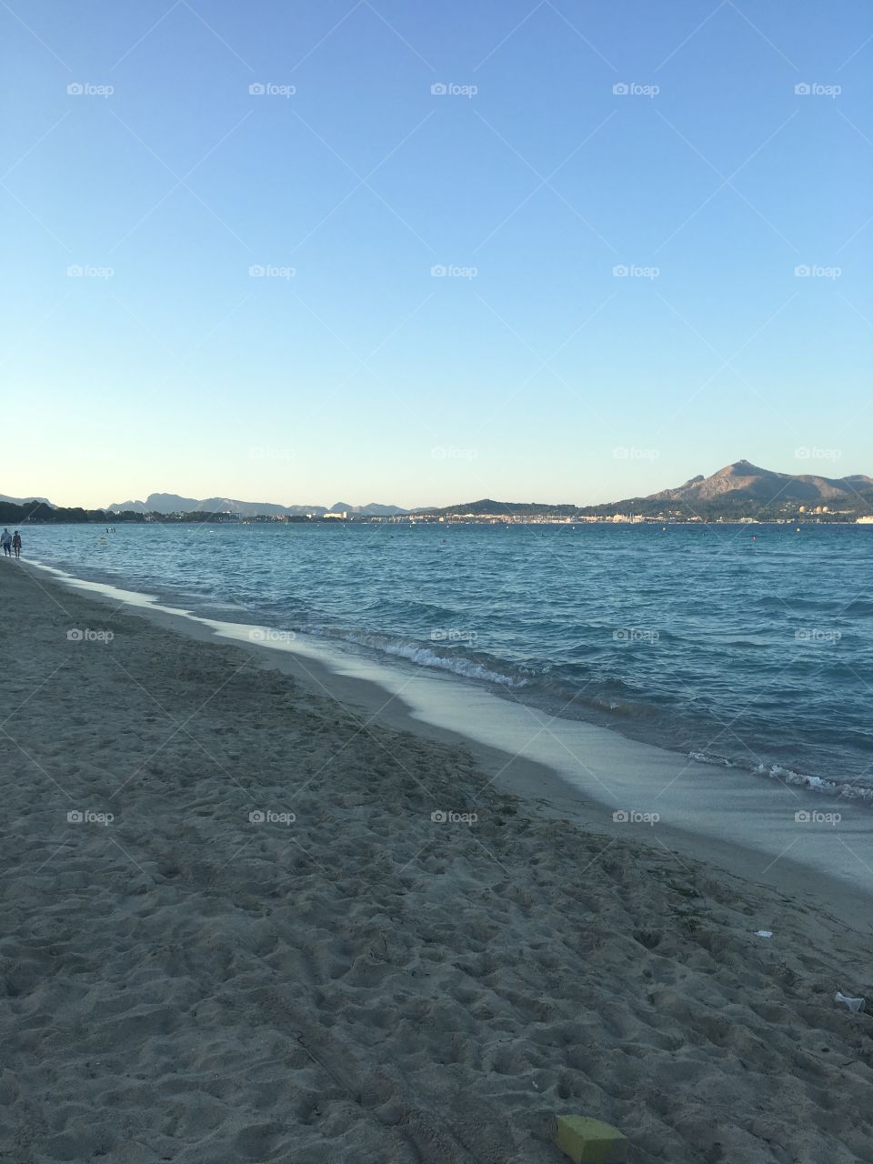 Alcúdia beach in sunny Majorca 