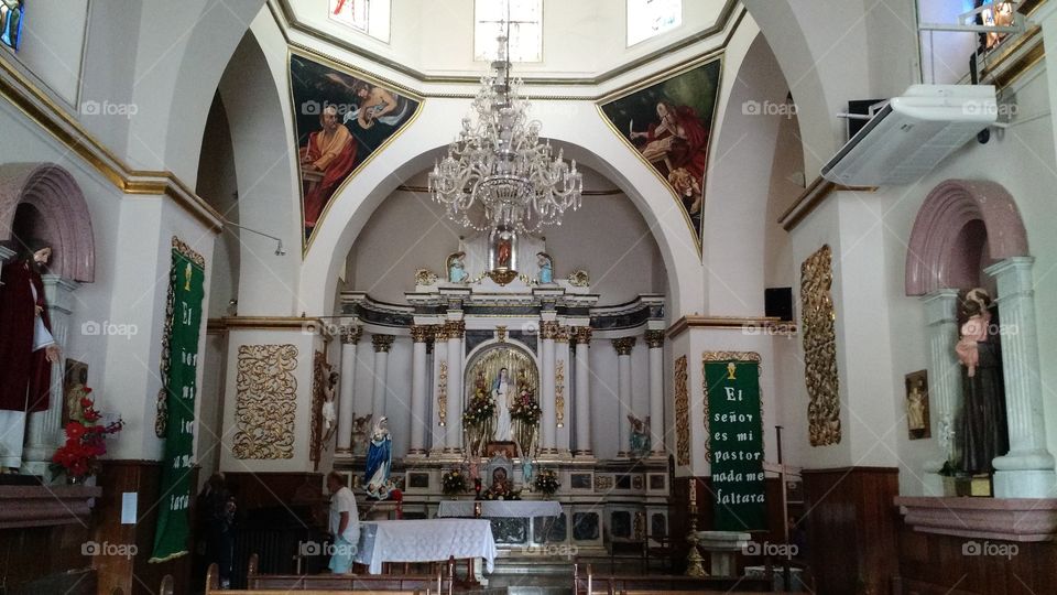 Inside Church (Magdalena de Kino, Sonora - México).